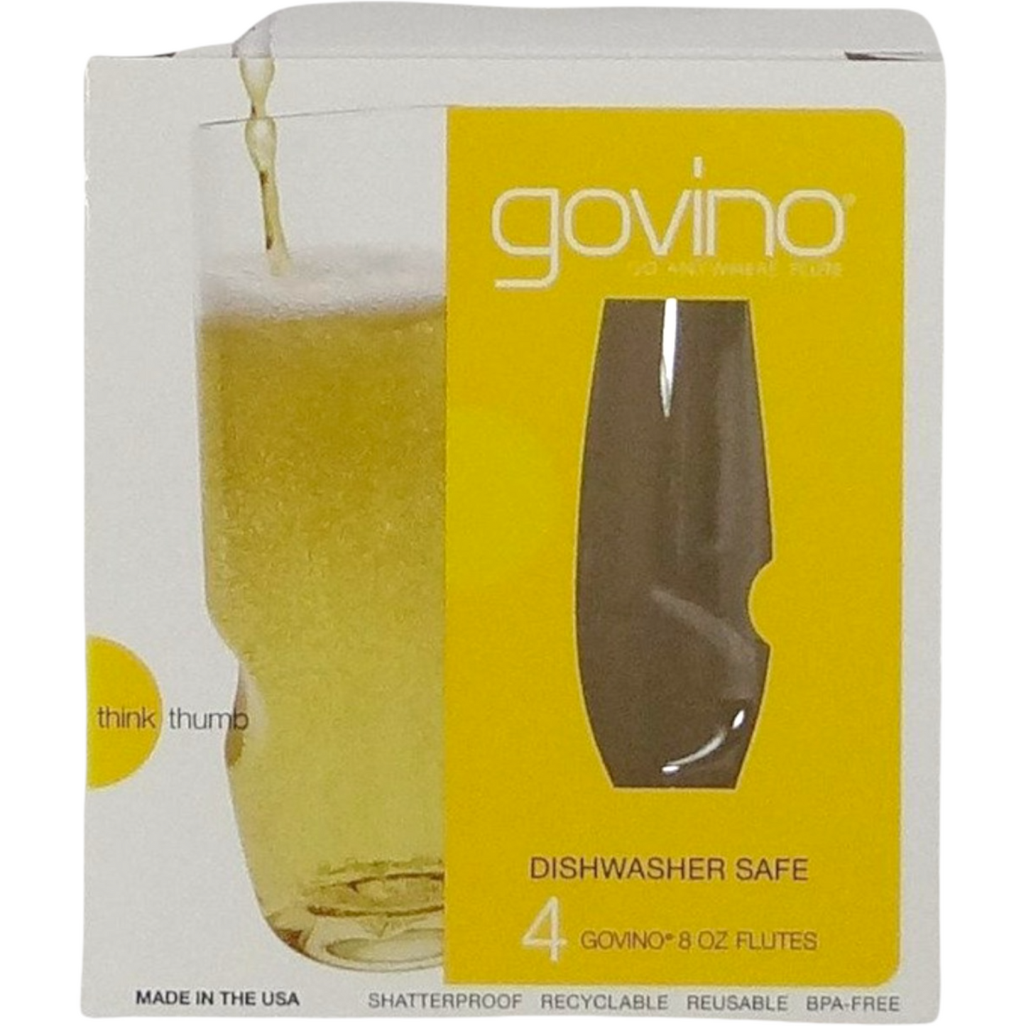 GOVINO DISHWASHER SAFE CHAMPAGNE