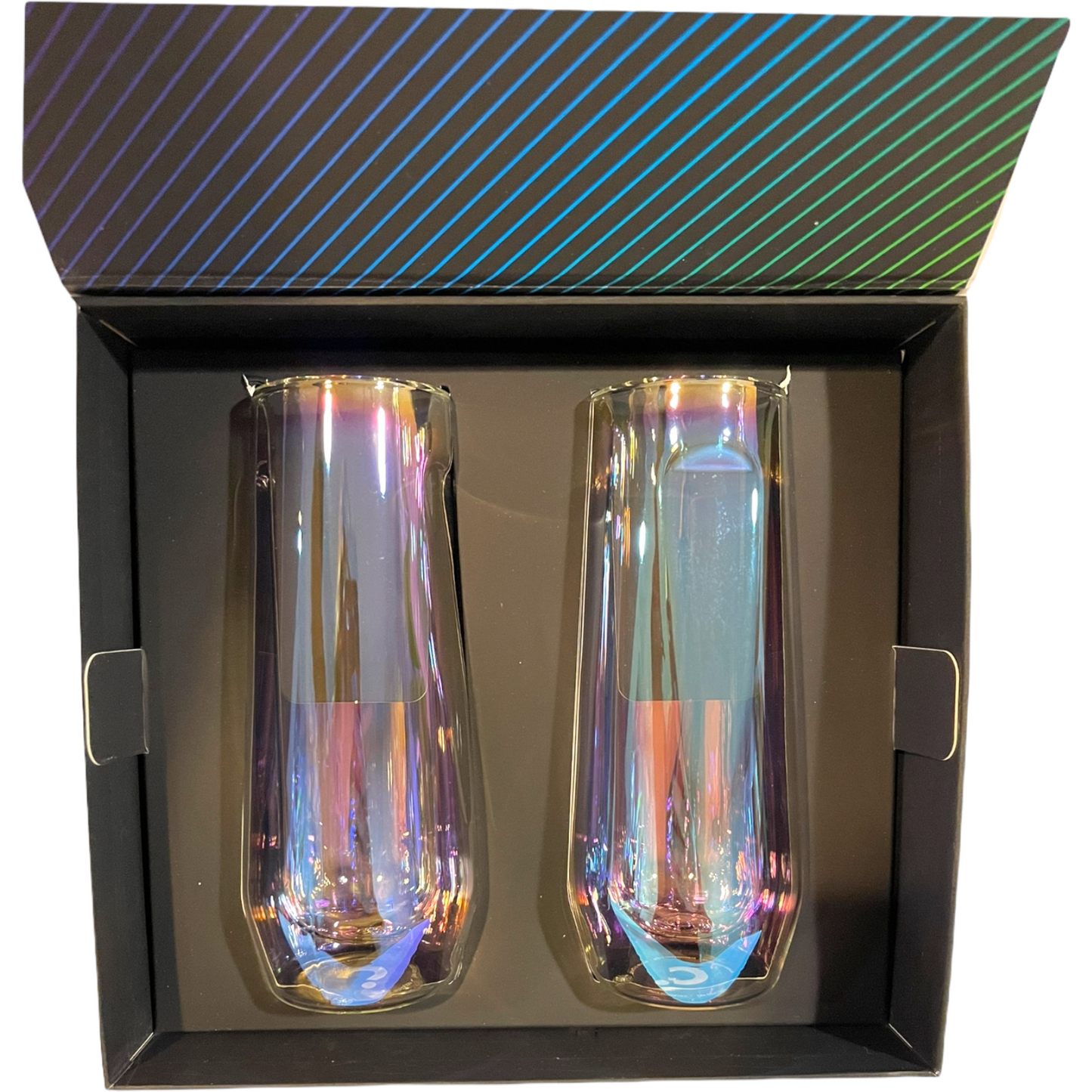 CORKCICLE. STEMLESS FLUTE SET