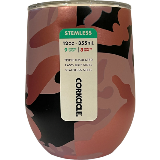 CORKCICLE. ROSE CAMO STEMLESS
