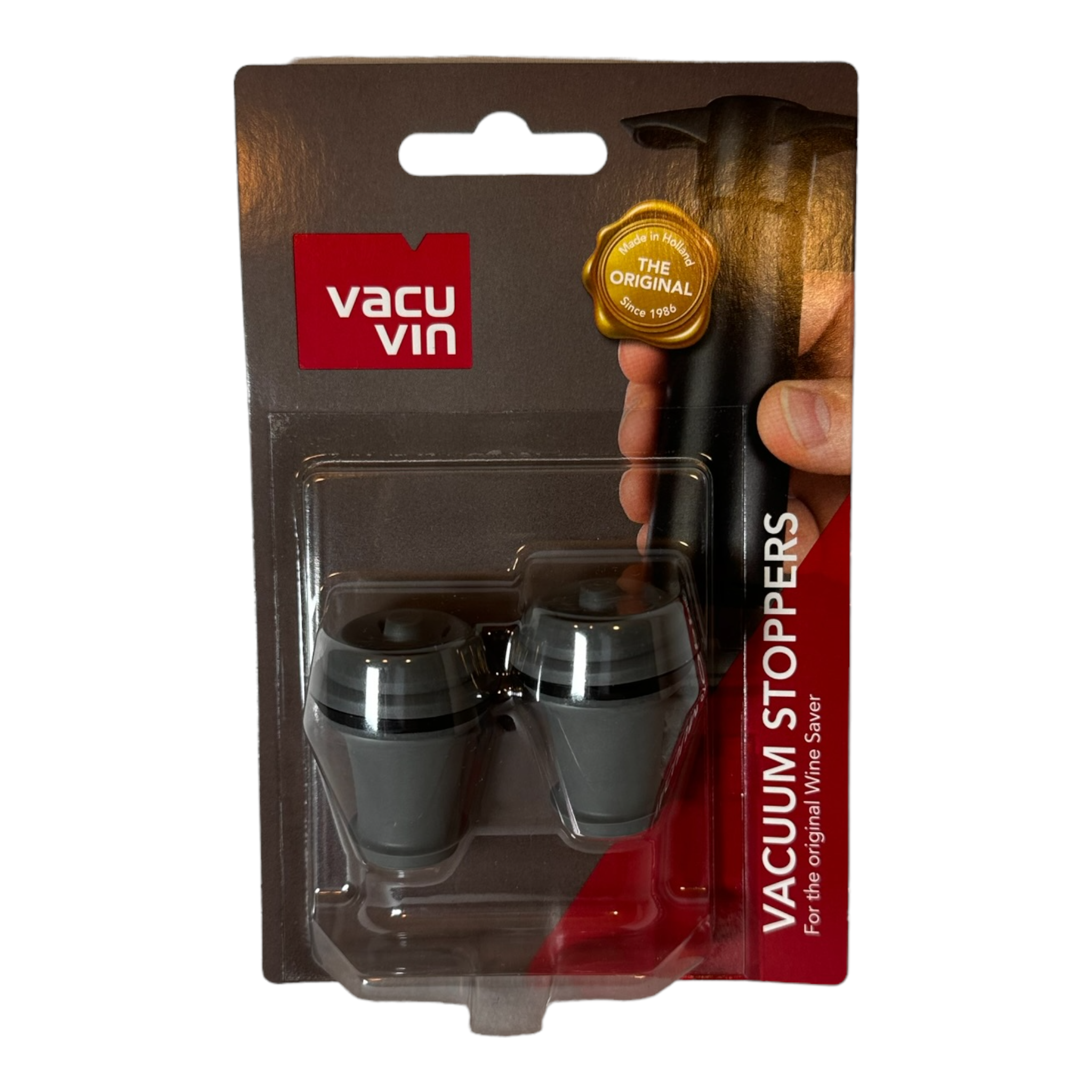 Vacu Vin Wine Saver Display Pack (1 Pump 2 Stoppers)