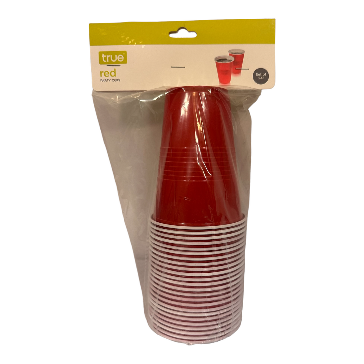 TRUE RED PARTY CUPS