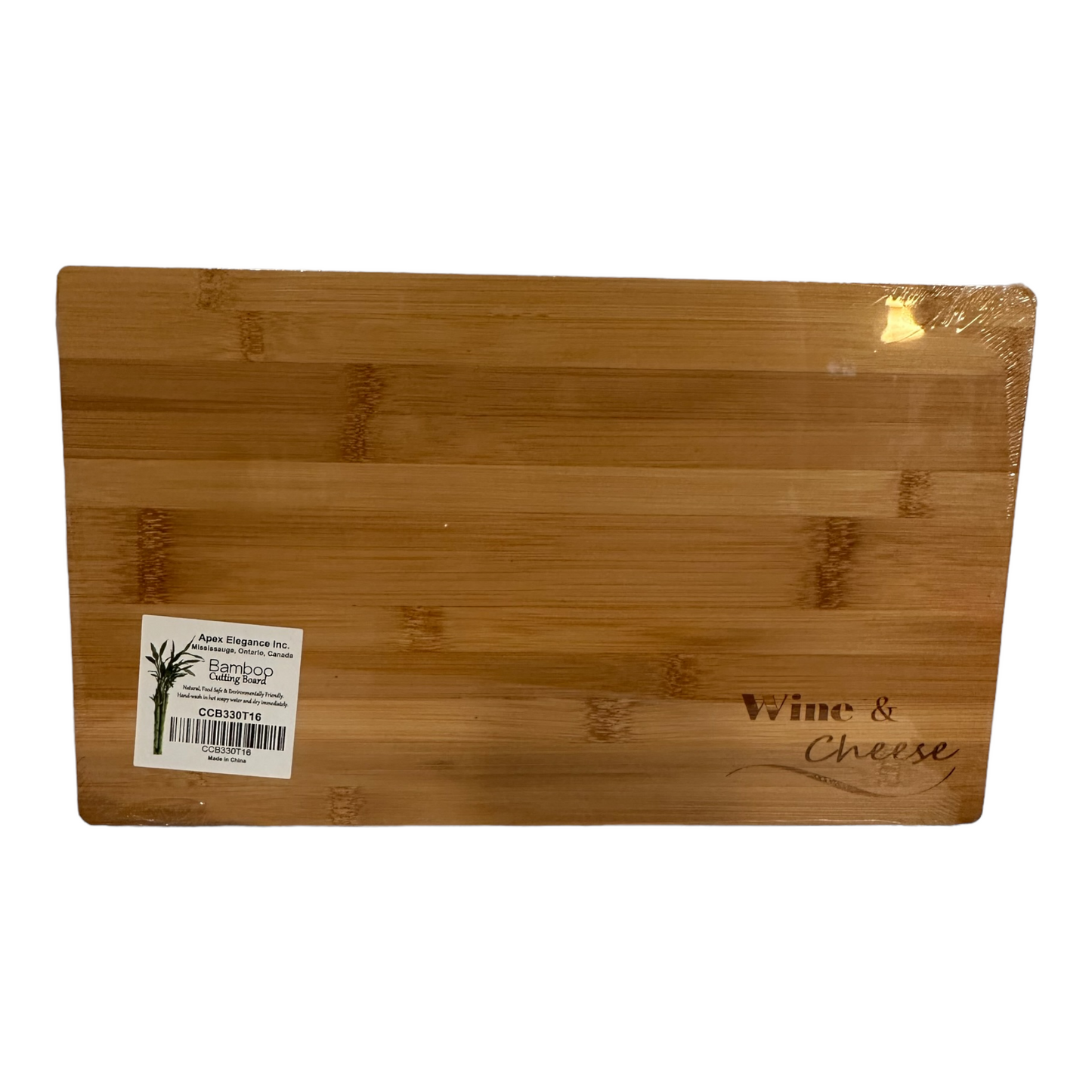 Base - Wine & Cheese Bamboo Cutting Board