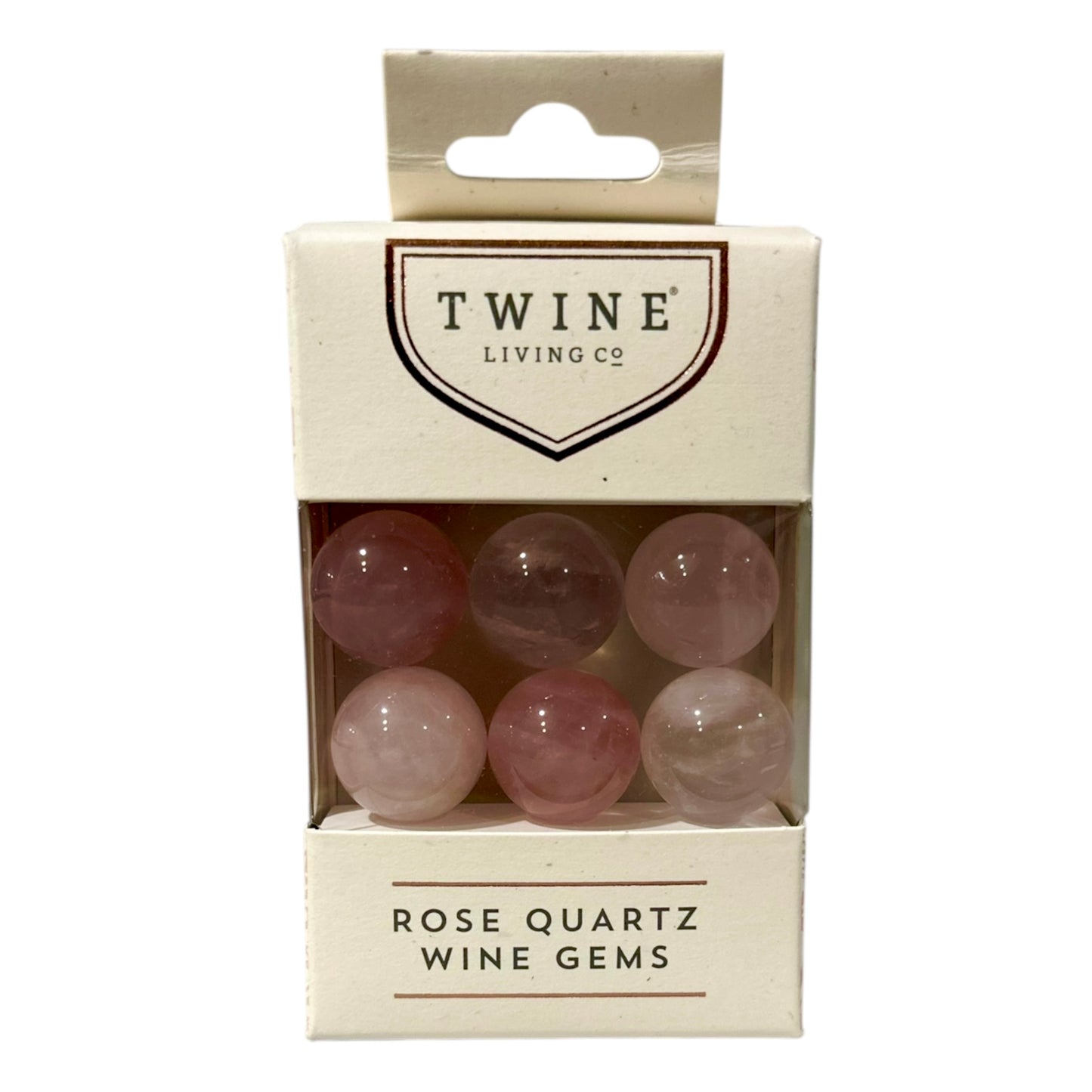 TWINE ROSE QUARTZ WINE GEMS
