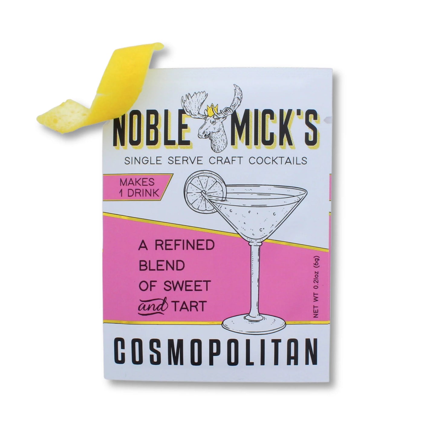 NOBLE MICK'S SINGLE SERVE CRAFT COCKTAIL MIX