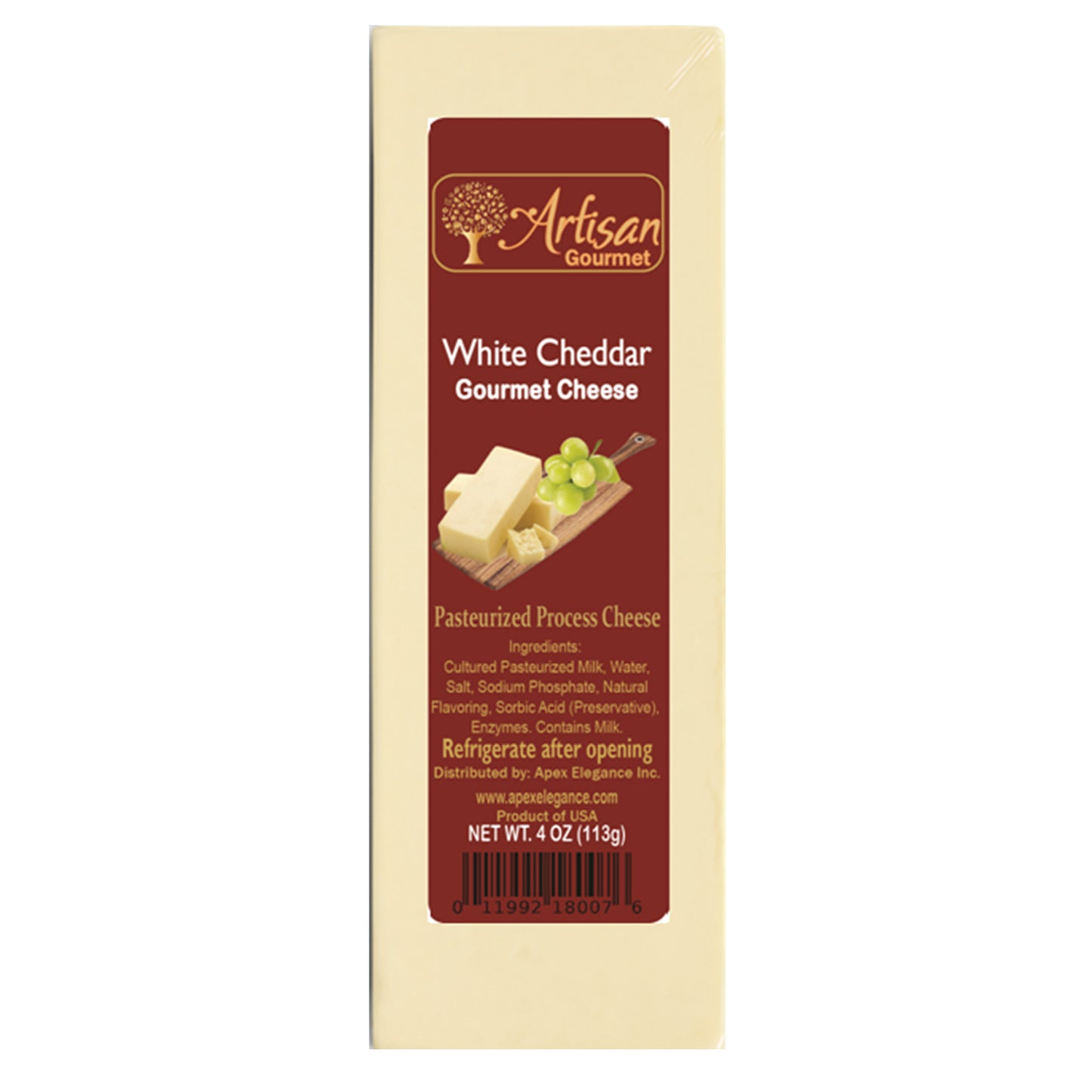Artisan White Cheddar Gourmet Cheese