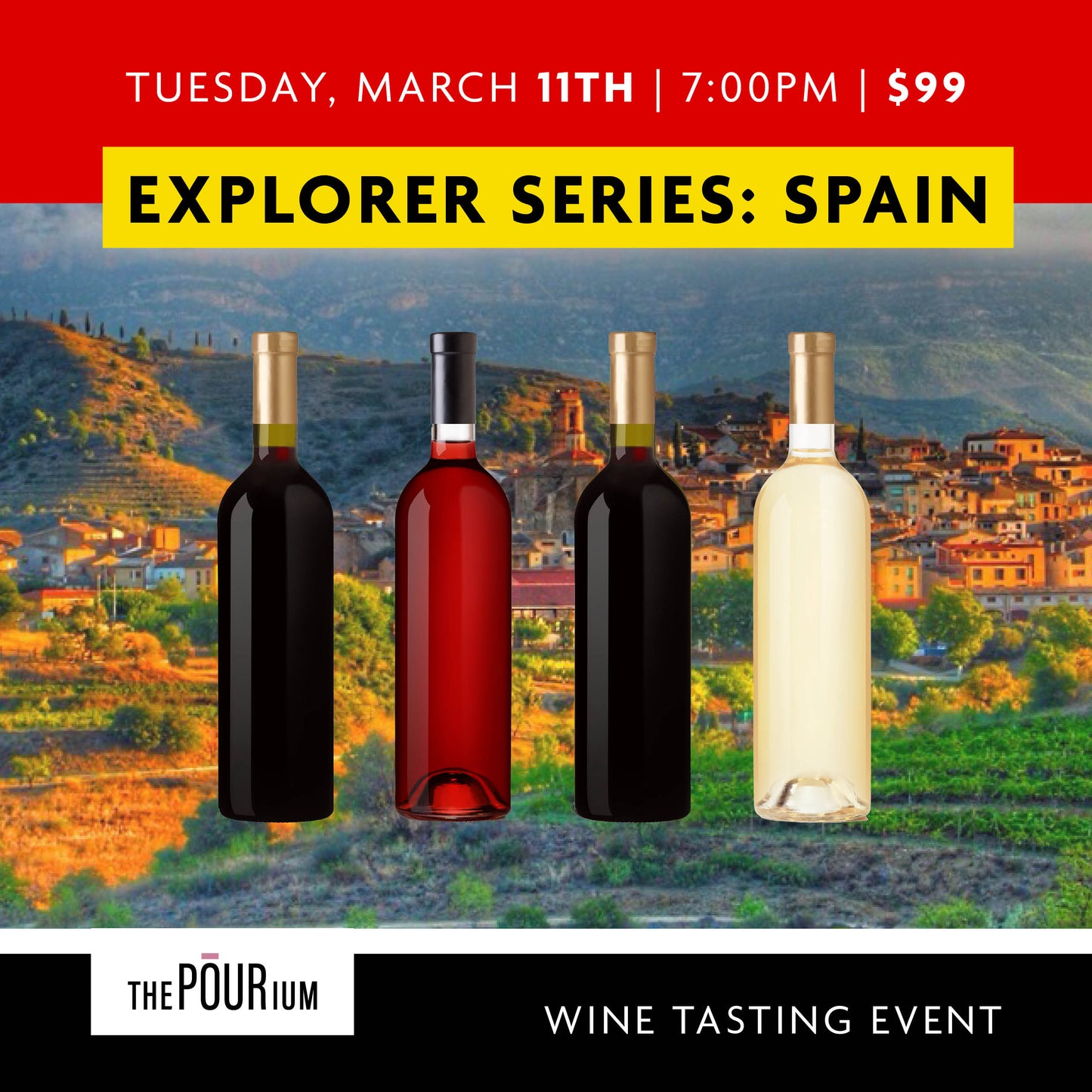 Explorer Series- Spain: Mar 11, 2025 | 7:00pm