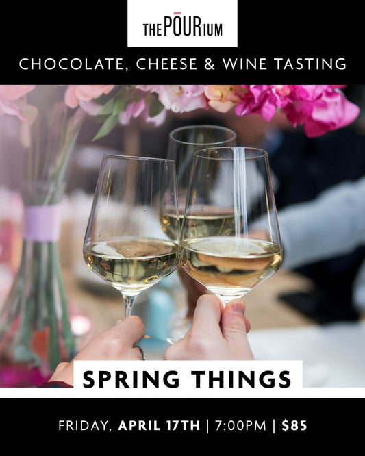 Chocolate, Cheese & Wine - Spring Things: Apr 17, 2026 | 7:00pm