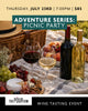 Adventure Series - Picnic Party: July 23, 2026 | 7:00pm