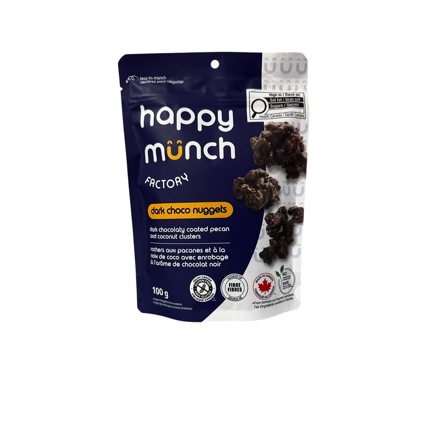 HAPPY MUNCH DARK CHOCO NUGGETS