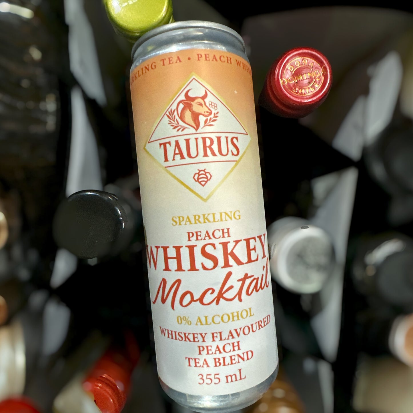 TAURUS PEACH WHISKEY MOCKTAIL