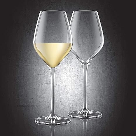 FINAL TOUCH CRYSTAL WHITE WINE GLASSES