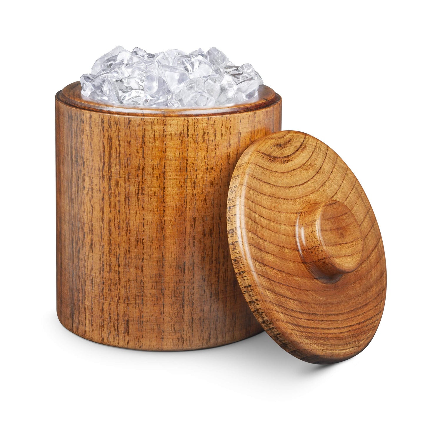 FINAL TOUCH SOLID WOOD ICE BUCKET