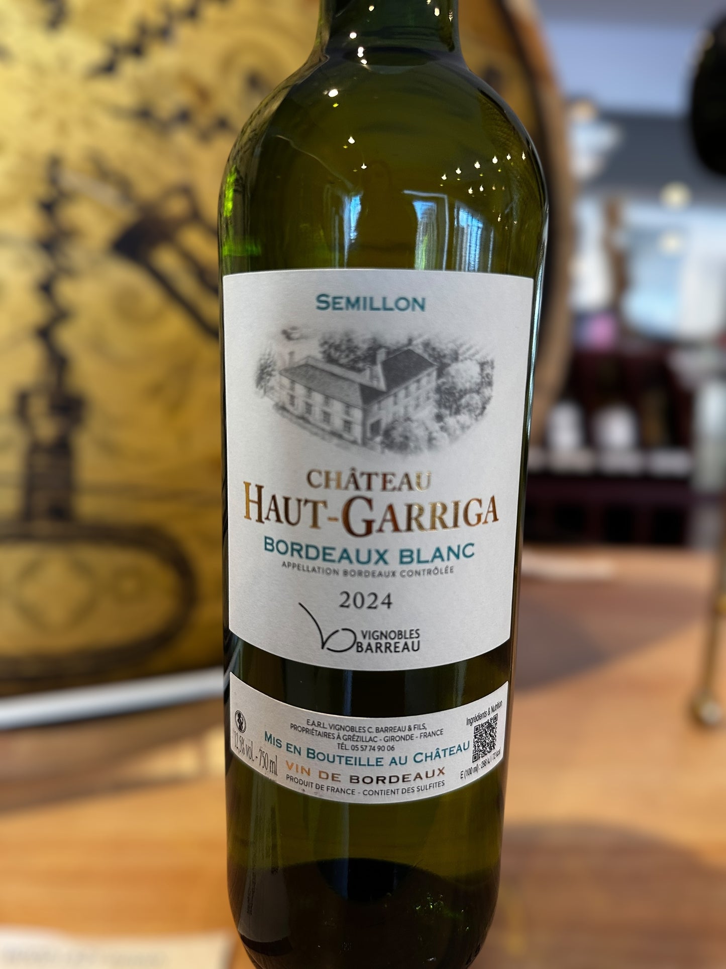Chateau Haut Garriga Bordeaux Blanc