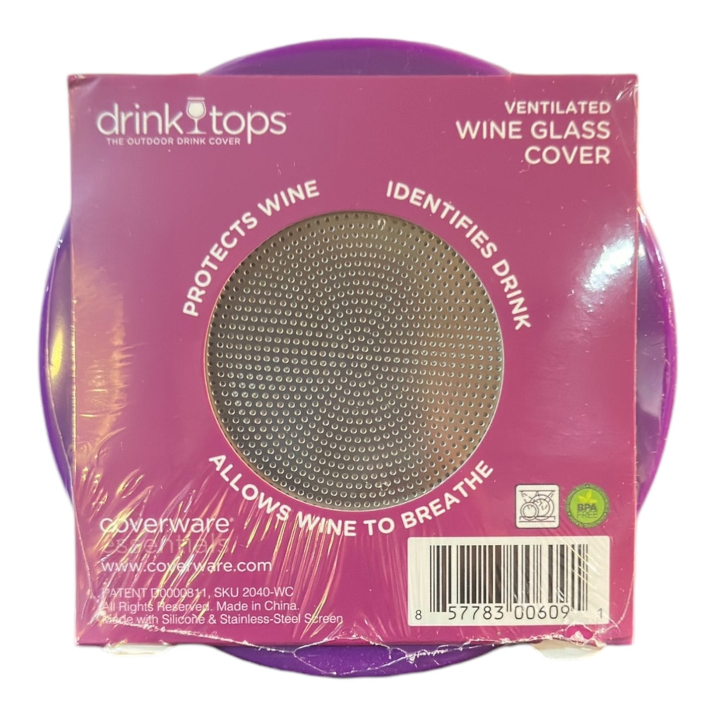 DRINK TOPS WINE GLASS COVER