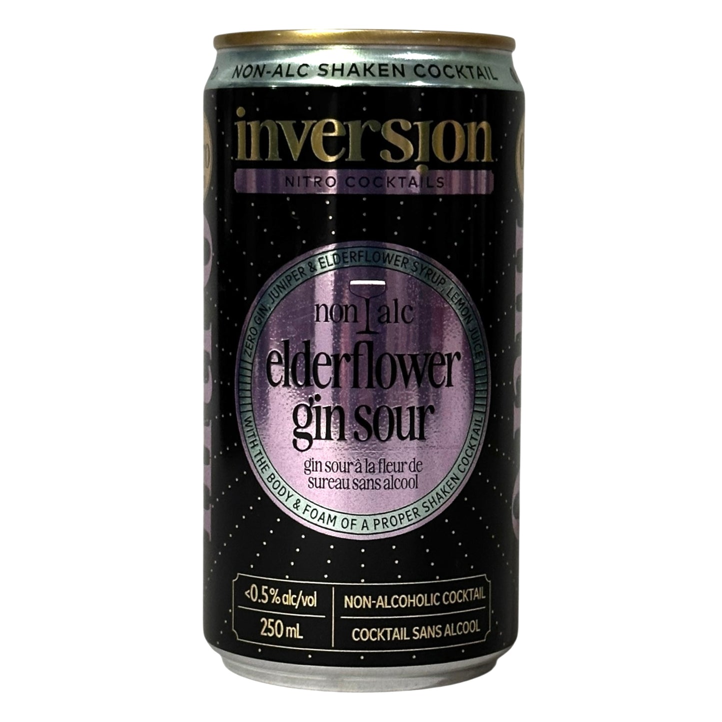 INVERSION NITRO ELDERFLOWER GIN SOUR NON-ALCOHOLIC