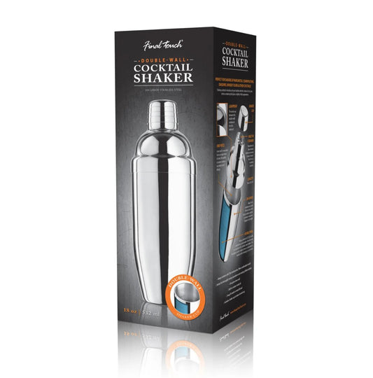 FINAL TOUCH DOUBLE-WALL COCKTAIL SHAKER