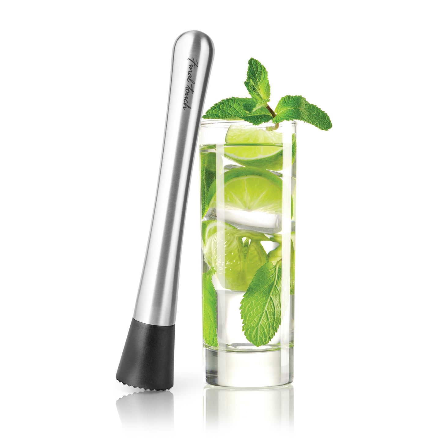 FINAL TOUCH STAINLESS STEEL COCKTAIL MUDDLER