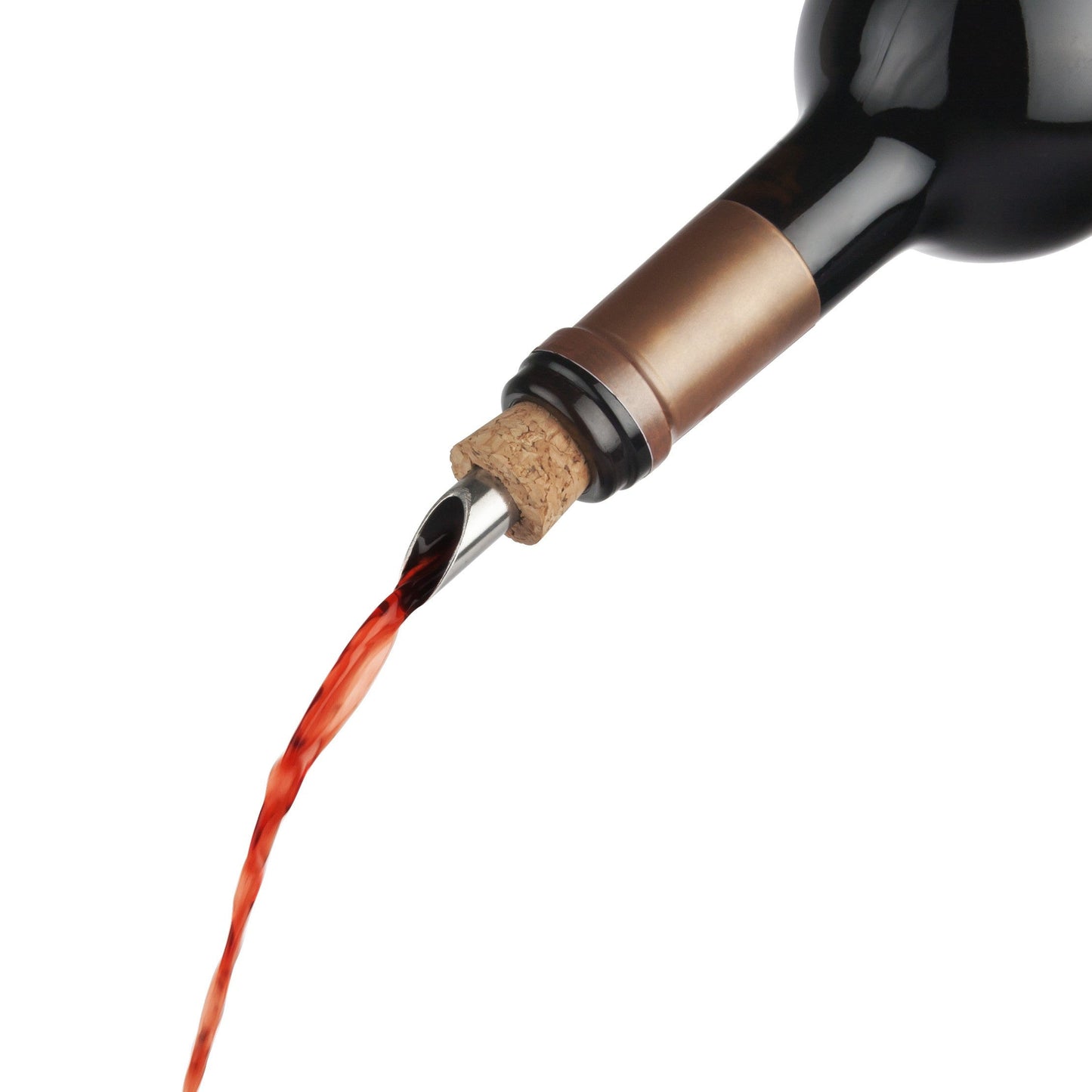 FINAL TOUCH 2-IN-1 CORK and POUR BOTTLE STOPPER