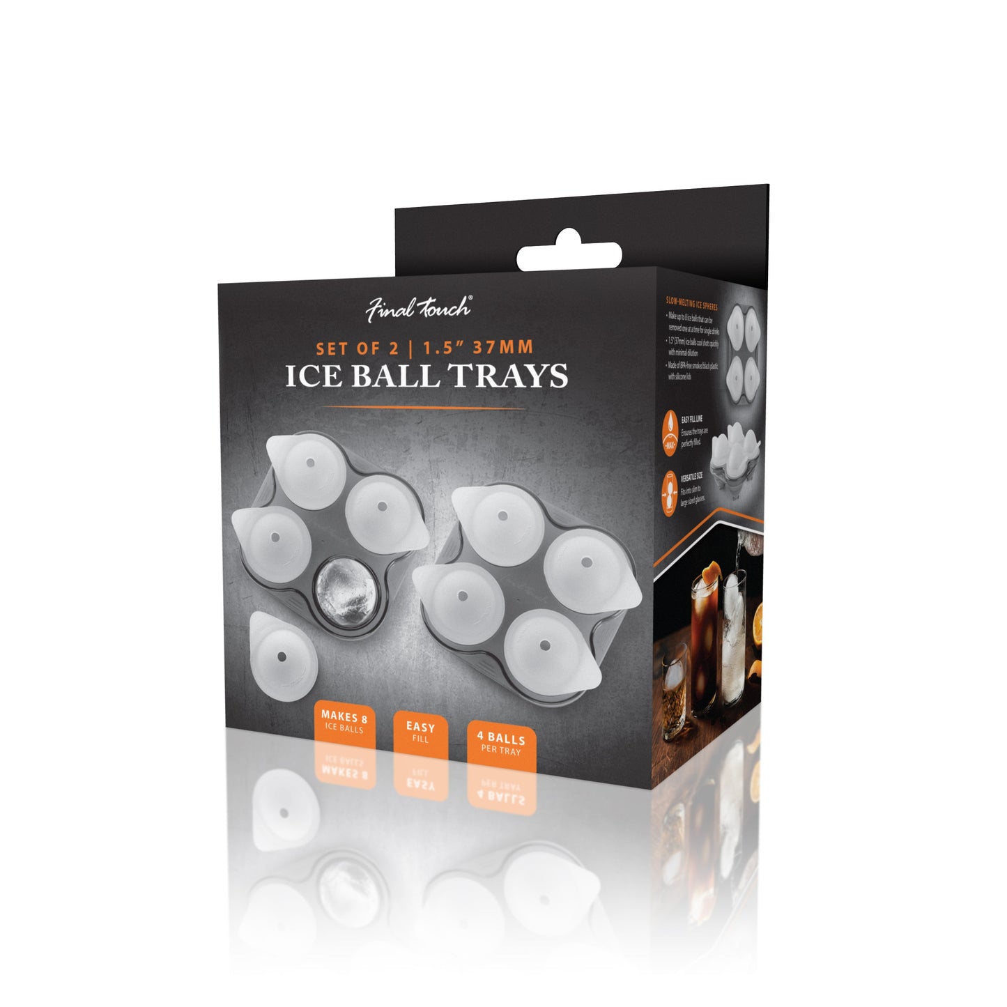 FINAL TOUCH ICE BALL TRAYS