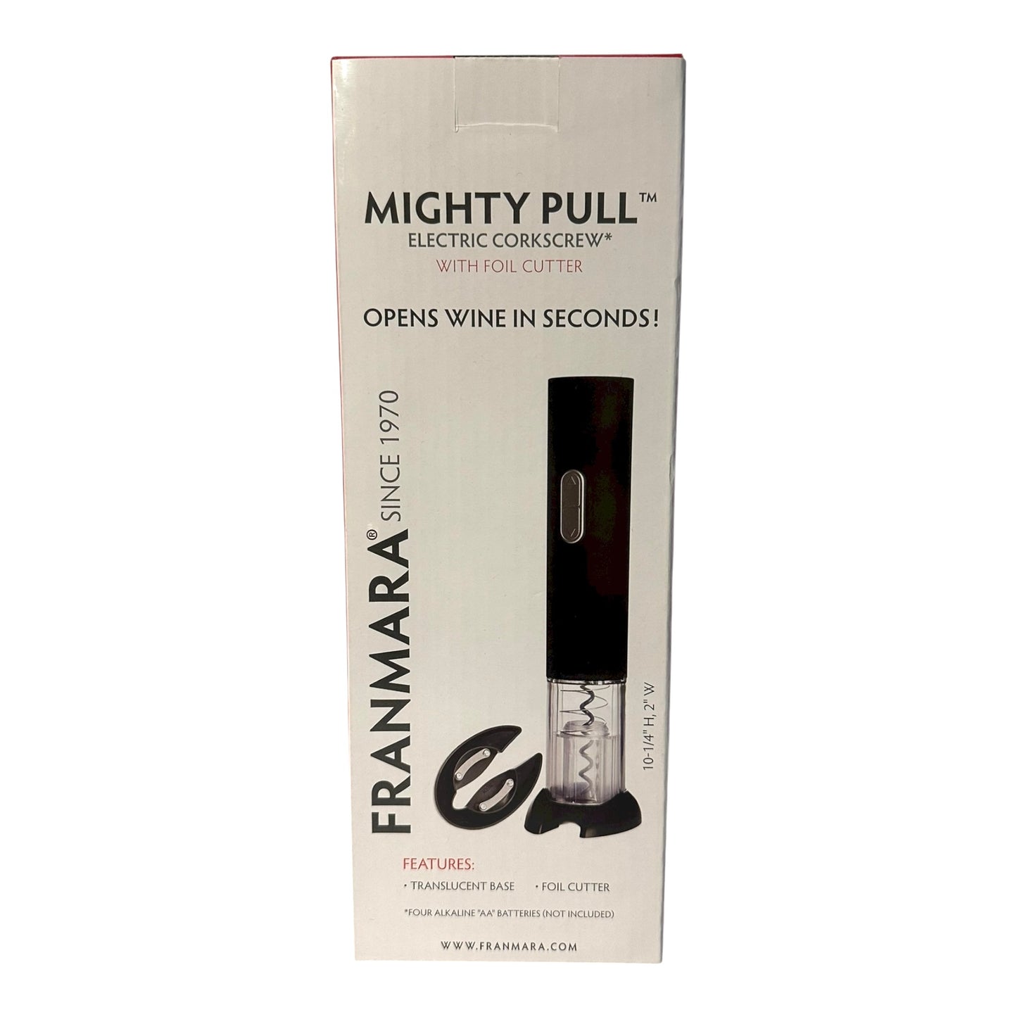 FRANMARA MIGHTY PULL ELECTRIC CORKSCREW