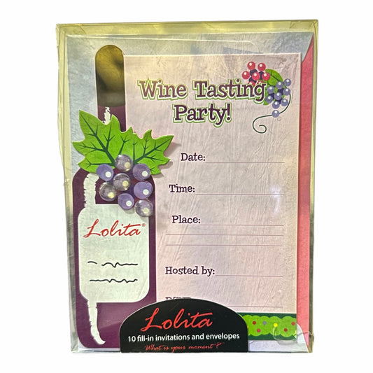 PARTY INVITATIONS - WINE TASTING