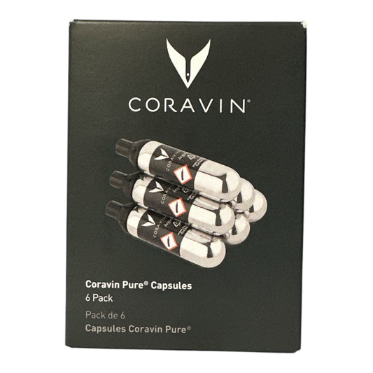 CORAVIN ARGON CAPSULES 6 PACK