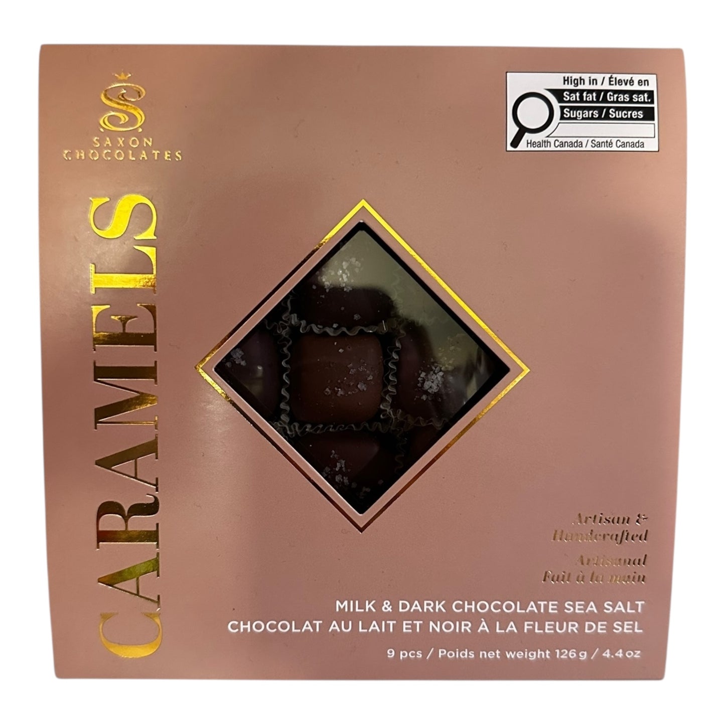 SAXON CHOCOLATE SEA SALT CARAMELS