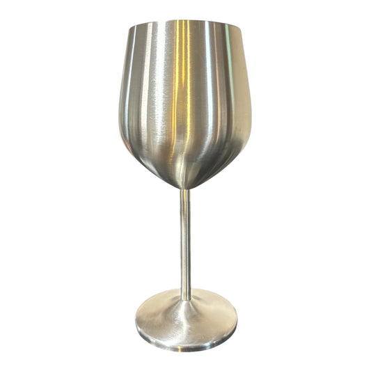 Silver Wine Glass