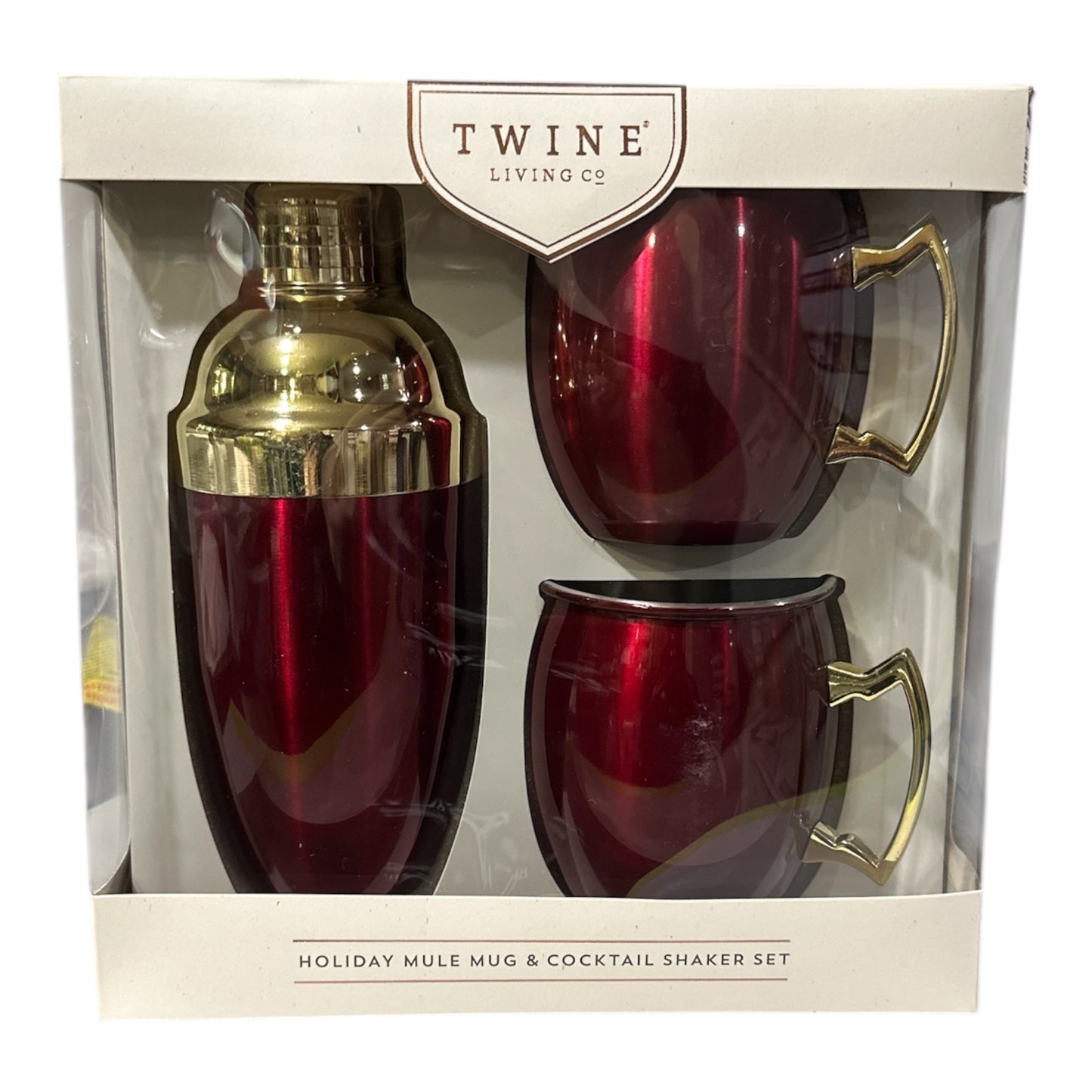 TWINE HOLIDAY MULE MUG & SHAKER SET