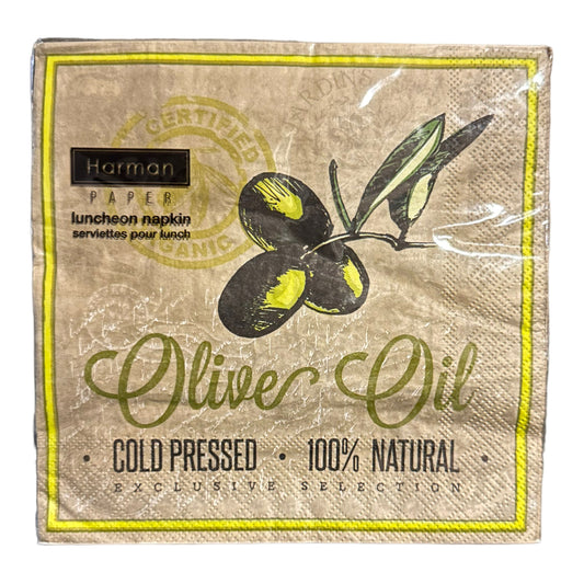 LUNCHEON NAPKINS - OLIVE OIL