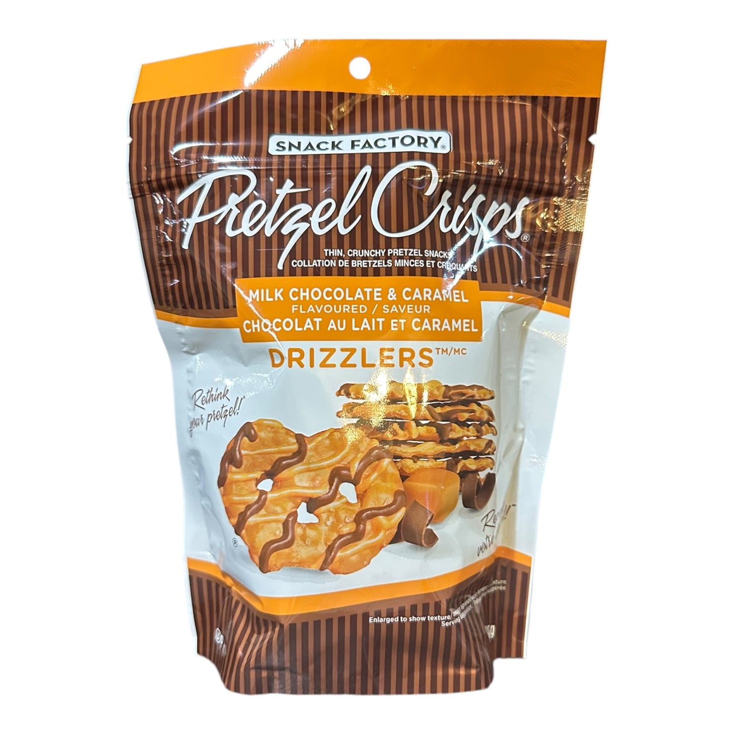 Snack Factory Milk Chocolate & Caramel Pretzel Crisps