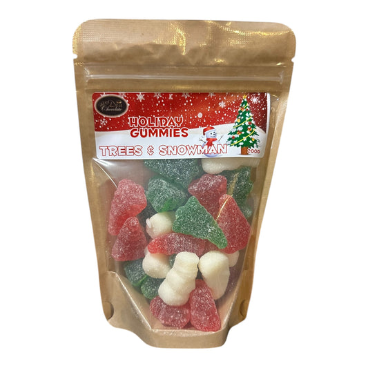 ANDEA TREES & SNOWMAN HOLIDAY GUMMIES