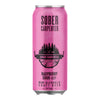 SOBER CARPENTER RASPBERRY SOUR BEER NON-ALCOHOLIC