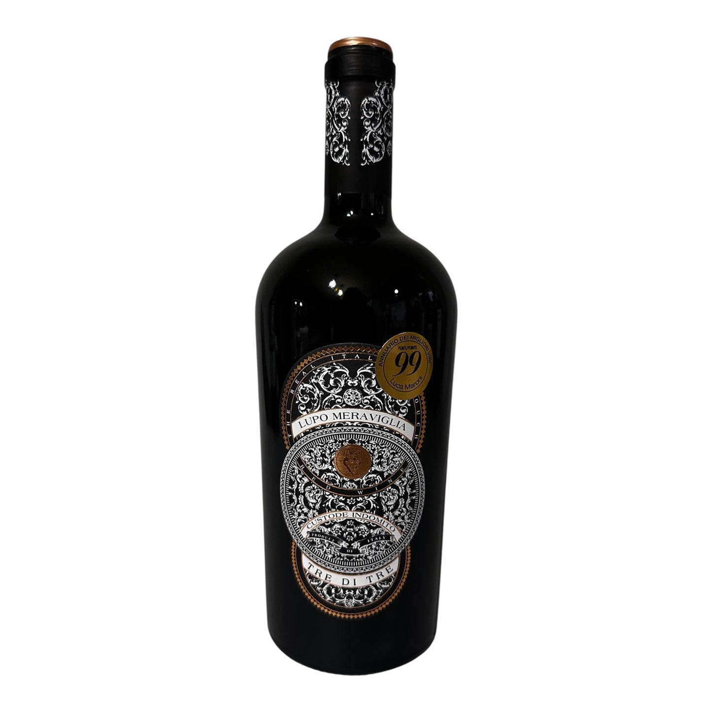 LUPO MERAVIGLIA TRE DI TRE ROSSO