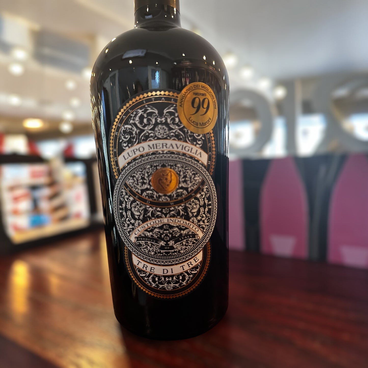 LUPO MERAVIGLIA TRE DI TRE ROSSO