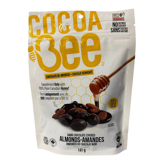 COCOA BEE DARK CHOCOLATE HONEY ALMONDS
