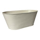 NEUTRAL ASRTD OVAL RIBBED PLANTERS