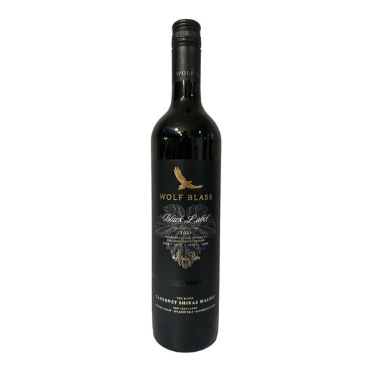 WOLF BLASS BLACK LABEL CABERNET SHIRAZ MALBEC