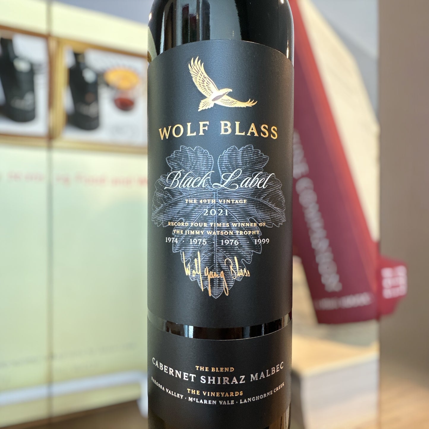 WOLF BLASS BLACK LABEL CABERNET SHIRAZ MALBEC