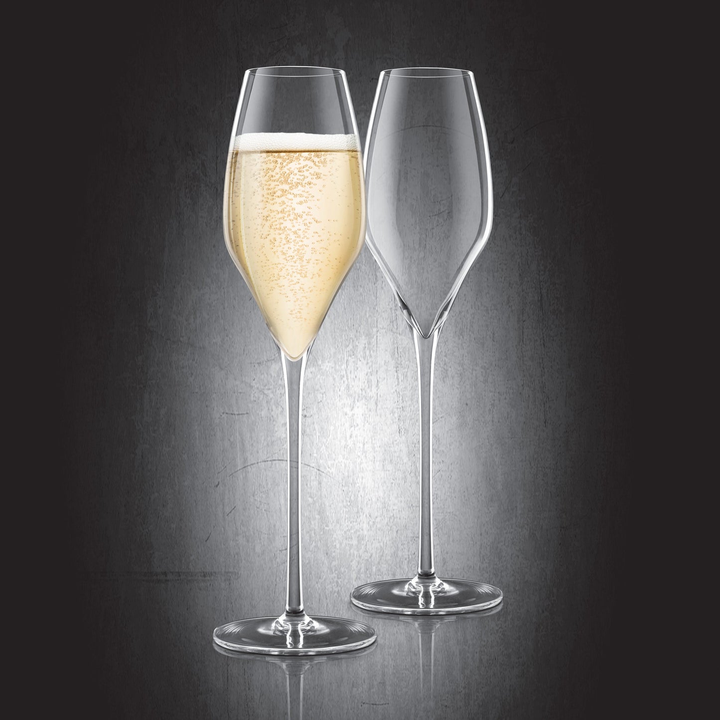FINAL TOUCH CRYSTAL CHAMPAGNE FLUTES
