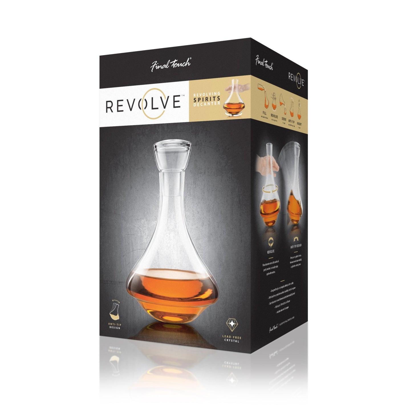 FINAL TOUCH REVOLVE DECANTER