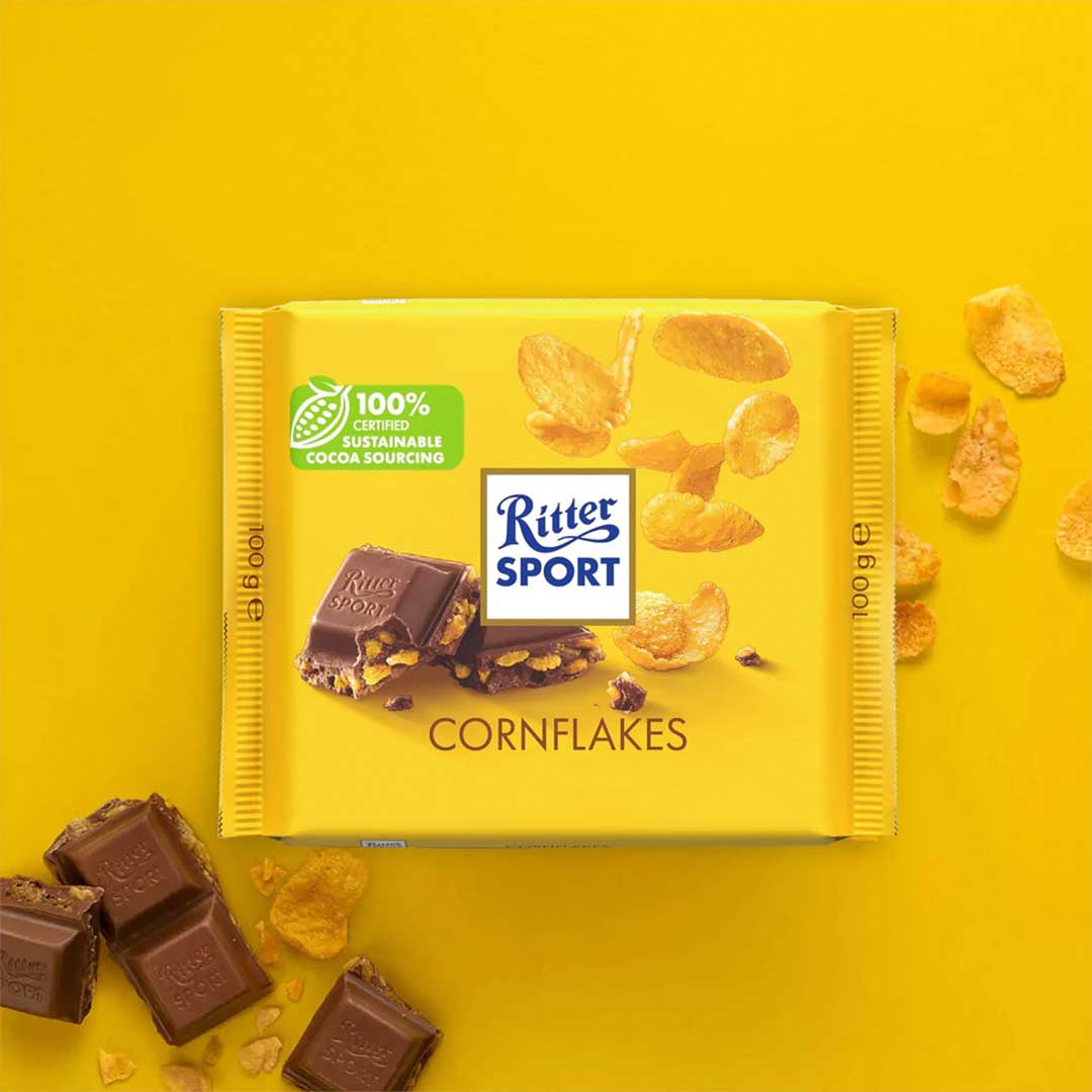 RITTER MILK CHOCOLATE W/ CORNFLAKES