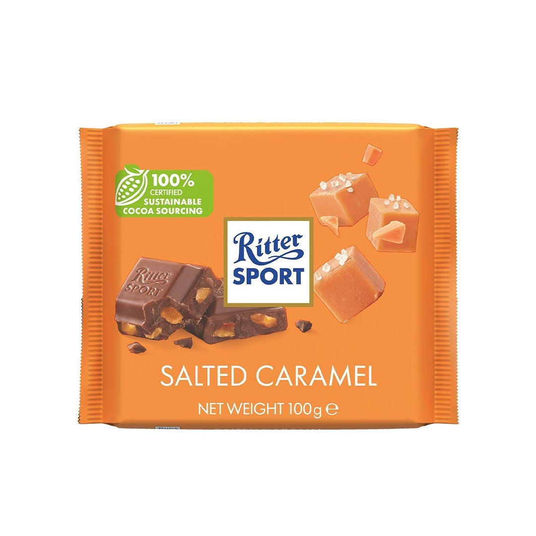 RITTER SALTED CARAMEL CHOCOLATE BAR