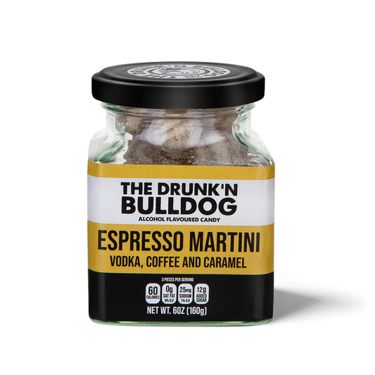THE DRUNK'N BULLDOG ESPRESSO MARTINI COCKTAIL CANDY