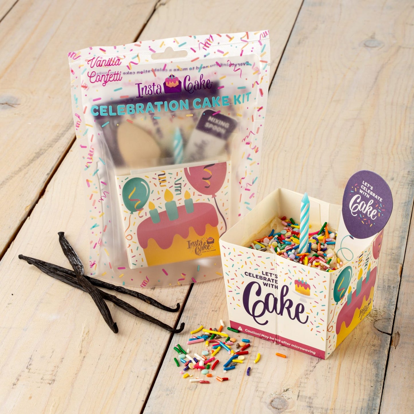 INSTA CAKE CELEBRATION CAKE MIX