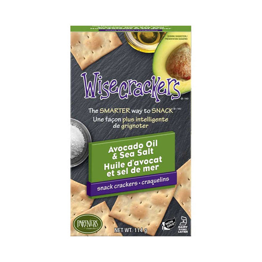 WISECRACKERS AVOCADO OIL & SEA SALT