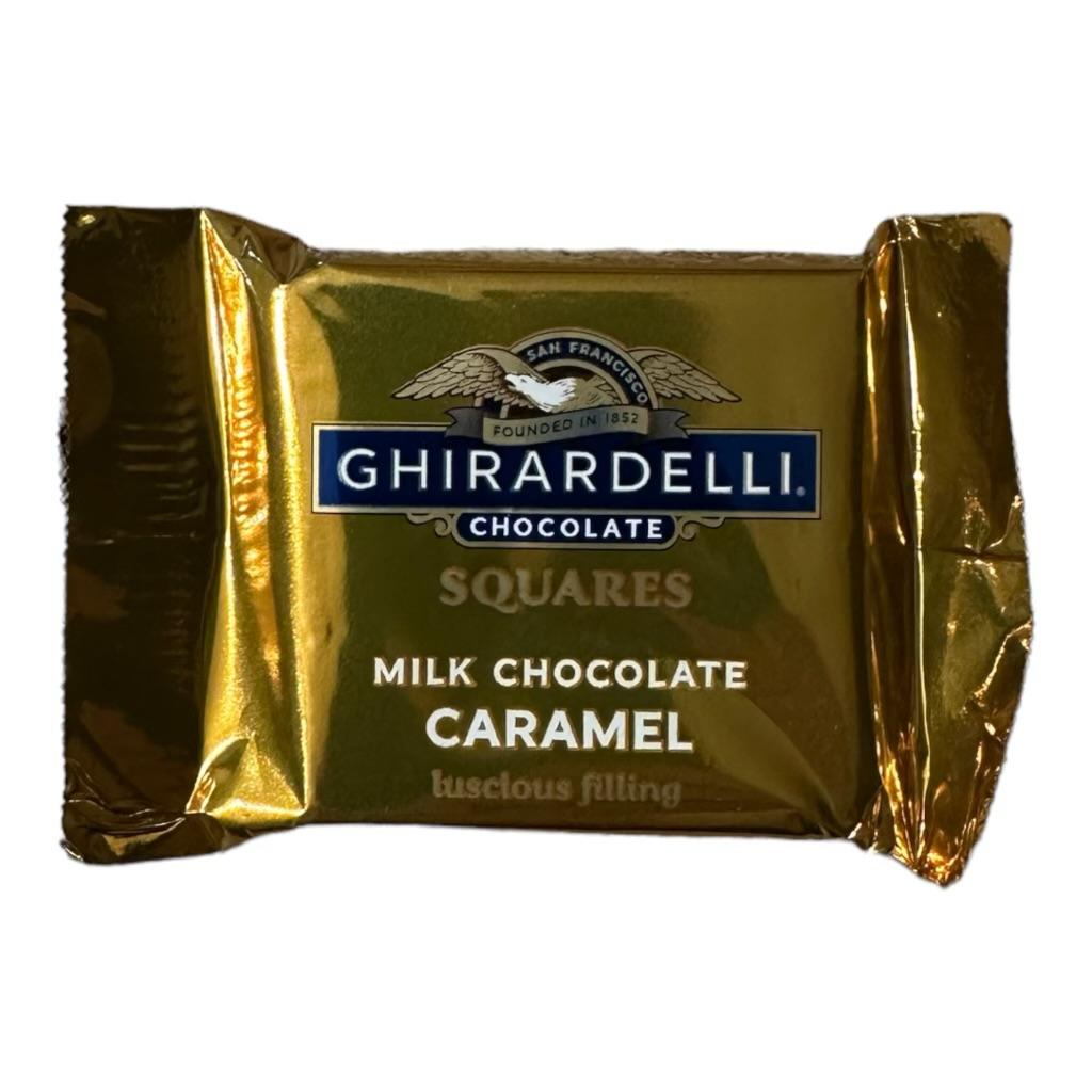 GHIRARDELLI MILK CHOCOLATE CARAMEL SQUARE