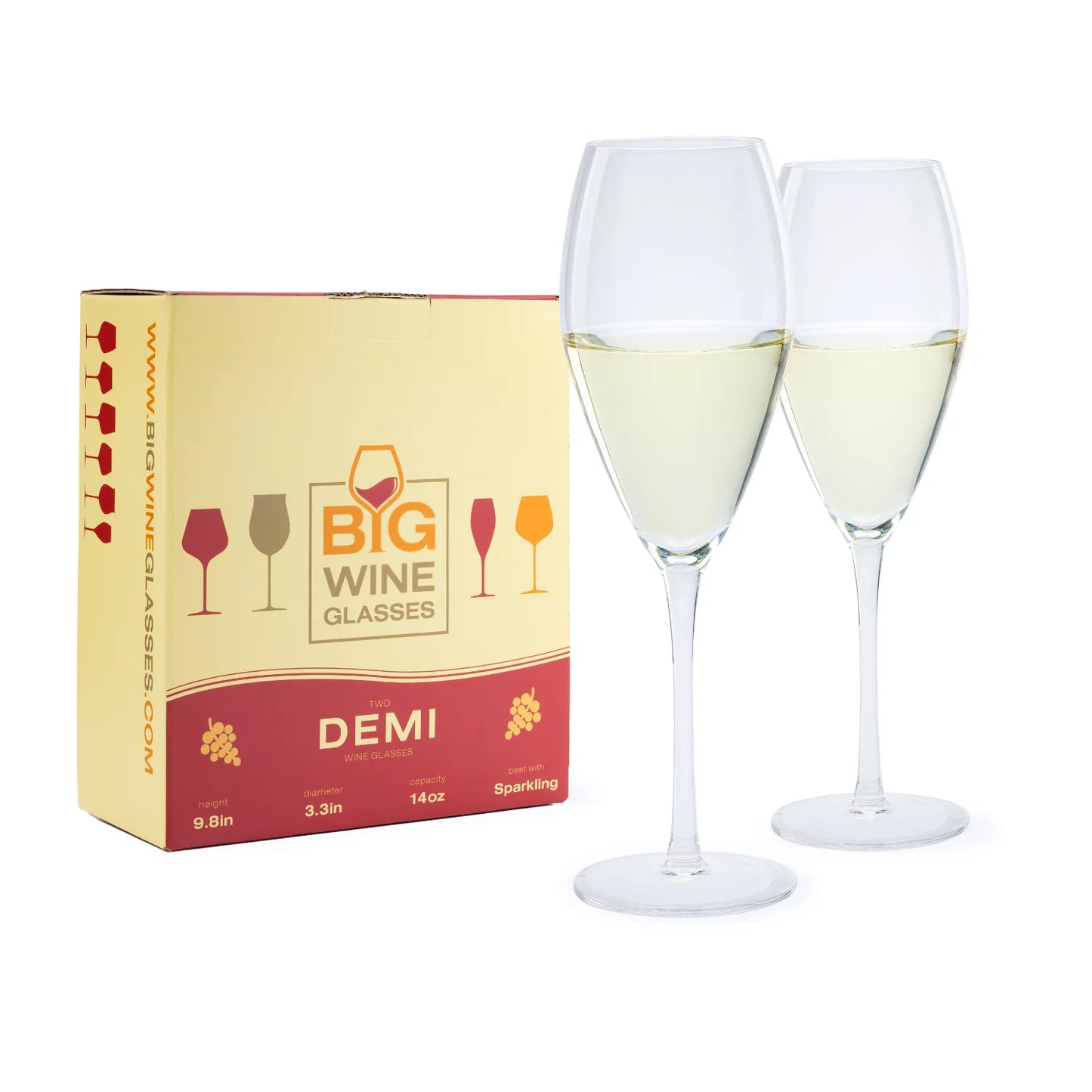 BIG WINE GLASSES DEMI