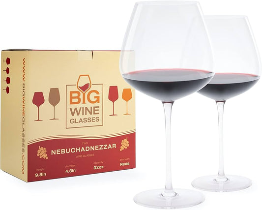 BIG WINE GLASSES NEBUCHADNEZZAR