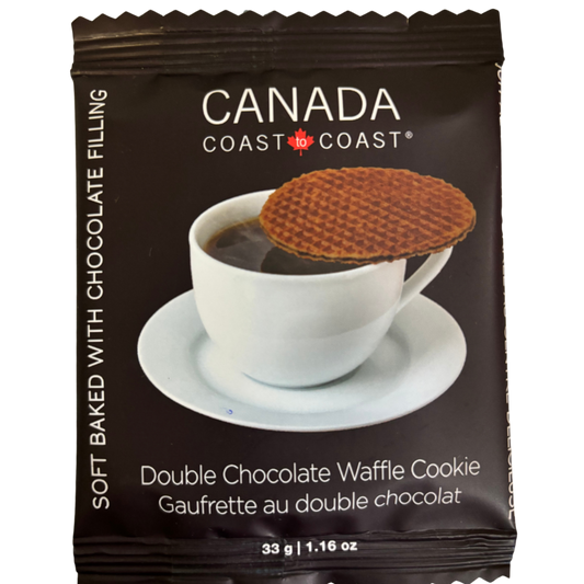 CANADA COAST TO COAST DOUBLE CHOCOLATE WAFFLE COOKIE